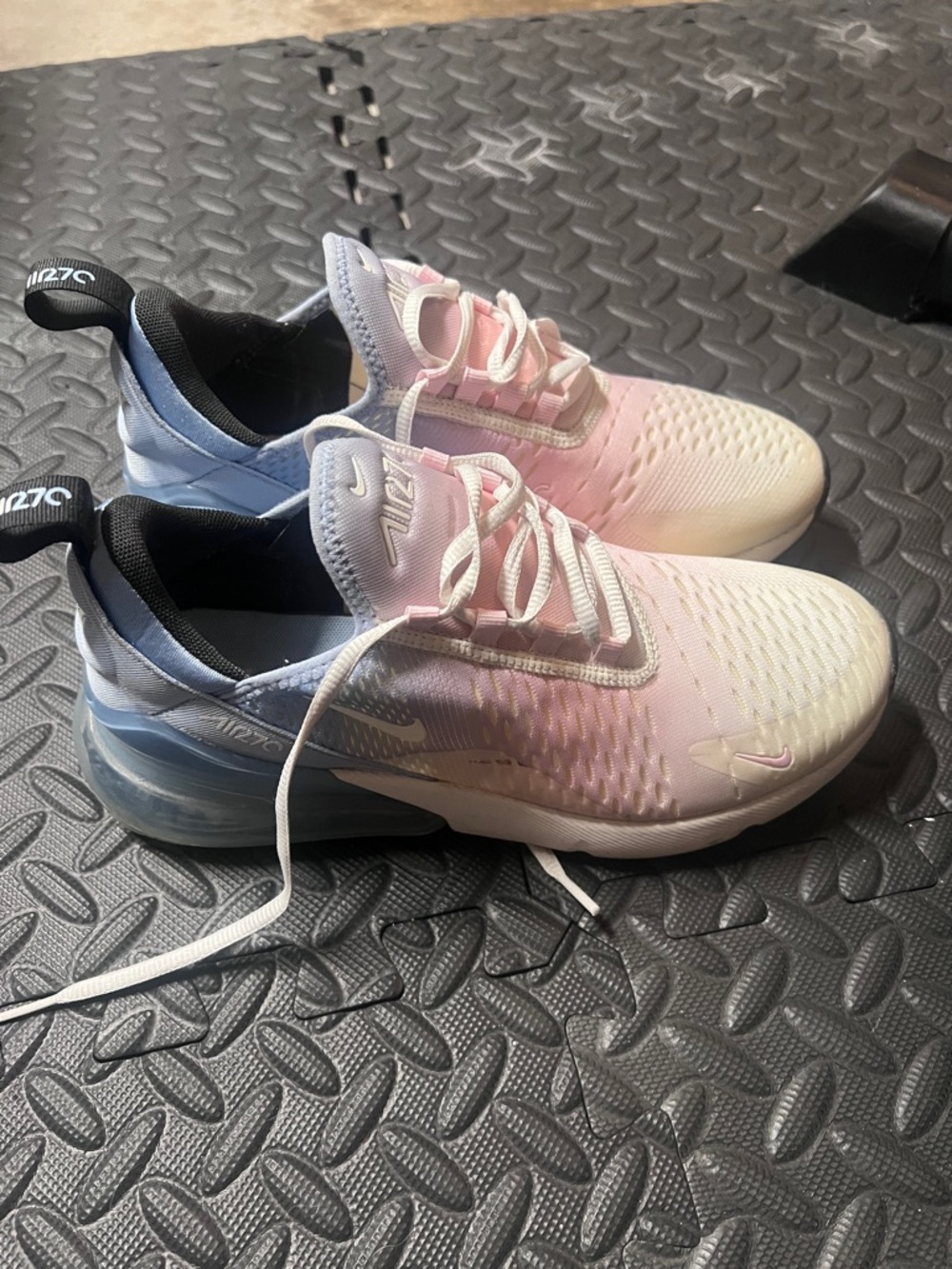 Nike Women’s Pink to Blue Gradient Air Max-Inspired Sneakers